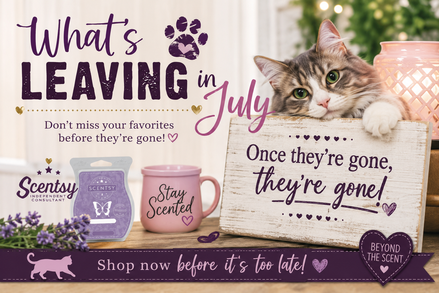Leaving July 31st!!!