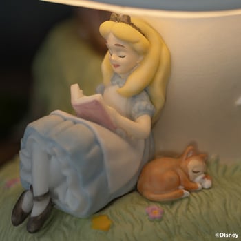 Close-up detail of Disney Alice in Wonderland Scentsy Warmer
