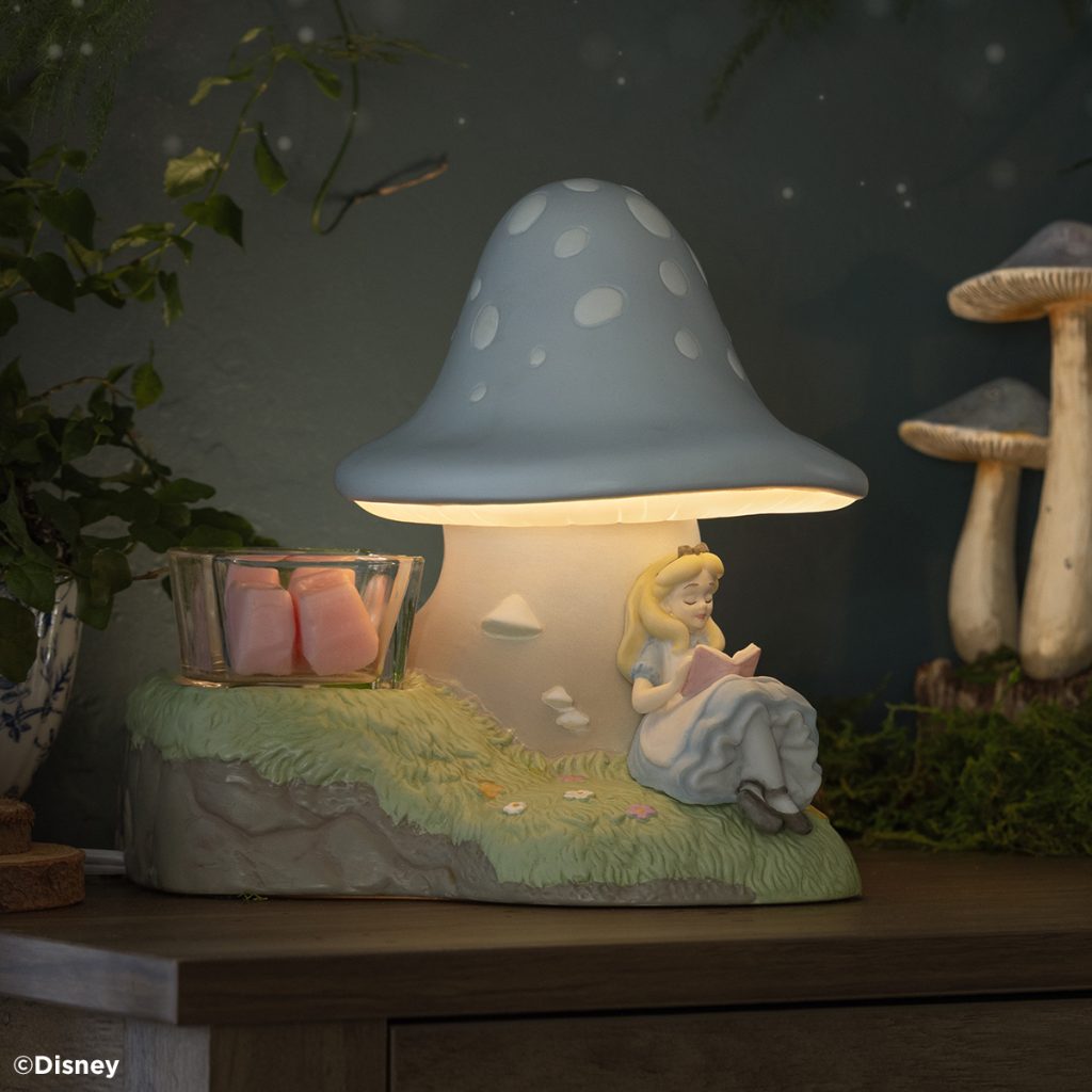 Disney Alice in Wonderland Down the Rabbit Hole hand-painted Scentsy Warmer