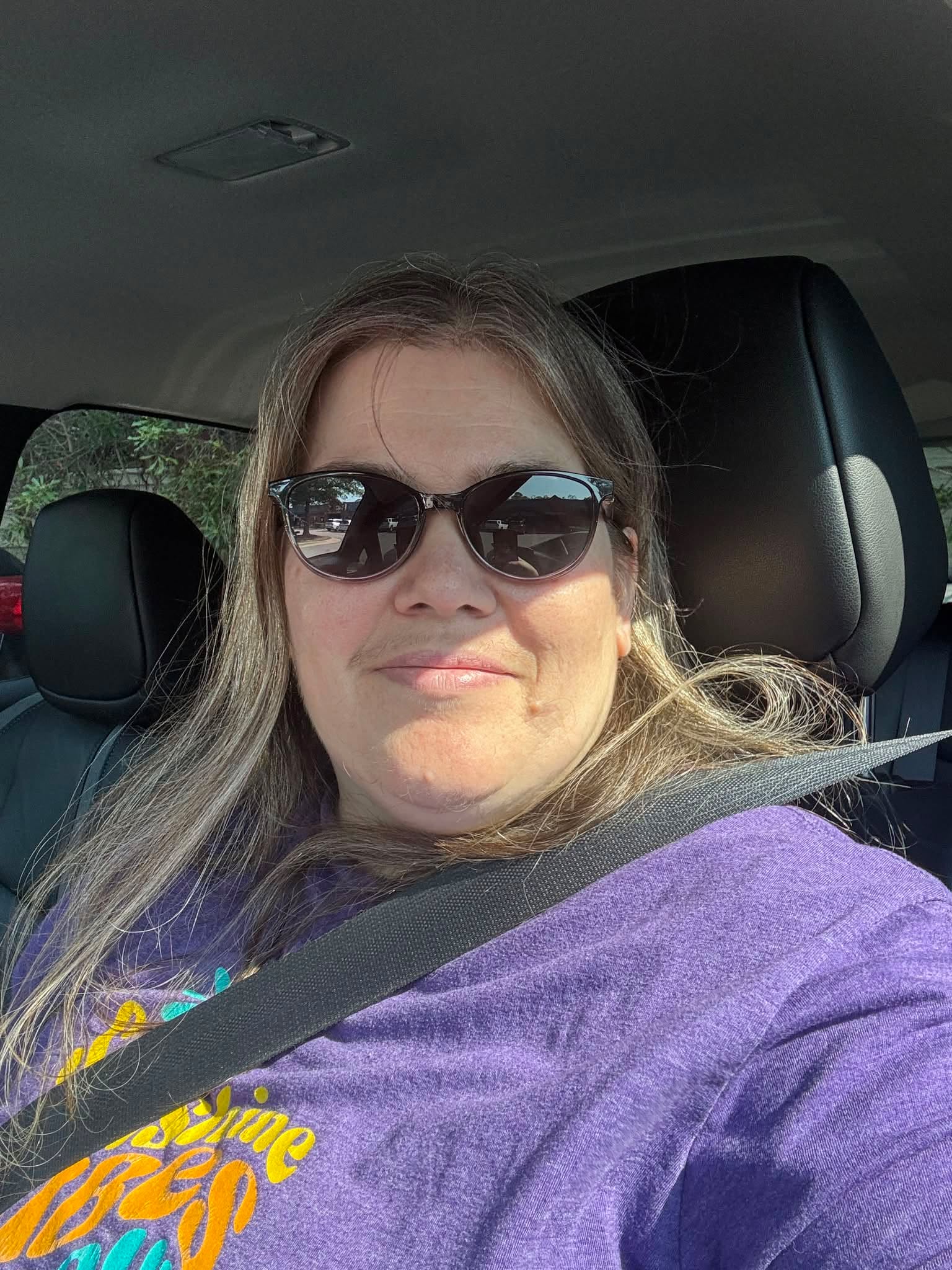 This is probably going to sound weird to many of you - but I have finally joined the “Driving with Sunglasses” club 😂 

It’s interesting - I keep trying to remind myself that I don’t have to squint anymore! 😎😎😎